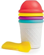 Chef'n Sweet Spot Instant Ice Cream Maker Bowls and Spoons Party Set of 4