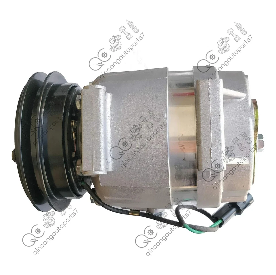 A/C Compressor 11Q6-90040 for Hyundai R80-7 SL730 SL733 SL735 SL760 SL763 SL765 - Image 2 of 4