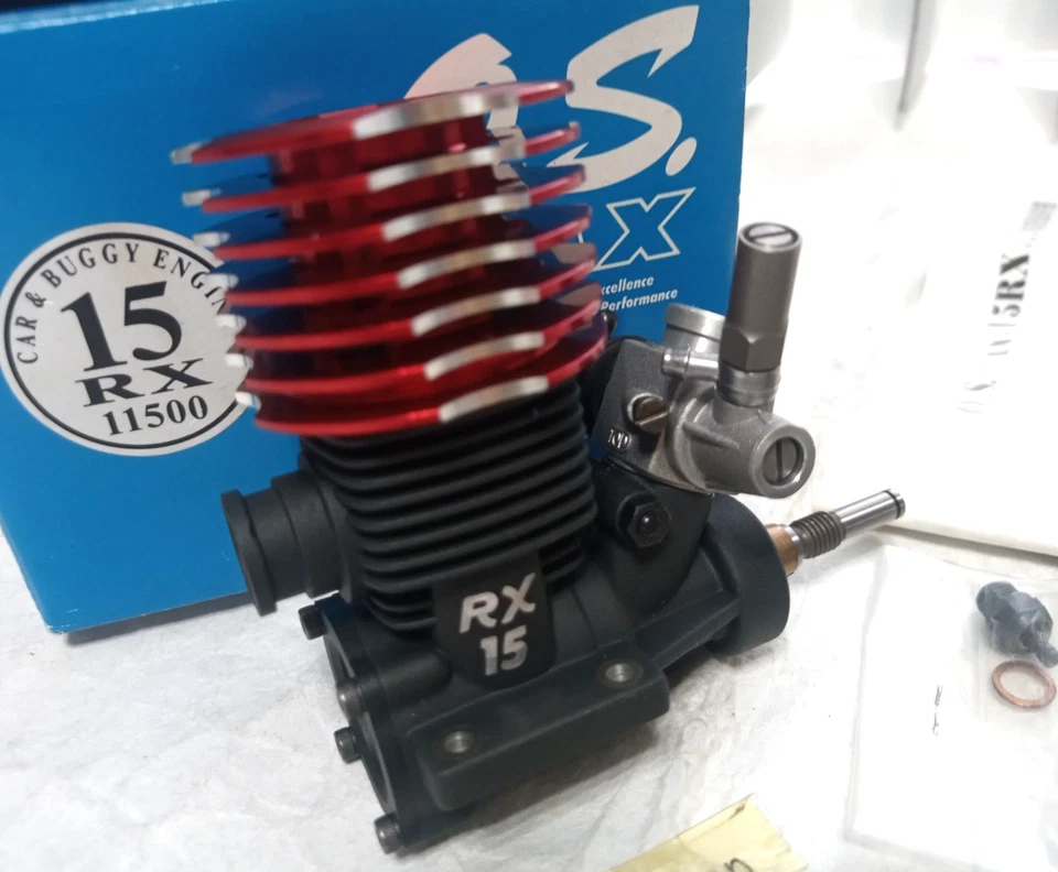 O.S. MAX 15RX Engine #11500 2-Stroke Glow Engine For Car & Buggy OS NEW - Image 2 of 4