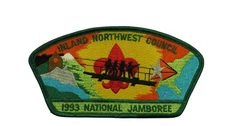 1993 Jamboree Inland Northwest Council WA JSP GRN Bdr (VT1185)