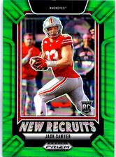 2025 Panini Prizm Draft Picks #4 Jack Sawyer New Recruits Green