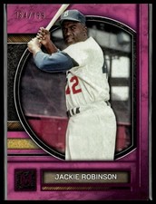 2025 Topps Museum Collection #97 Jackie Robinson Pink Sapphire #/199
