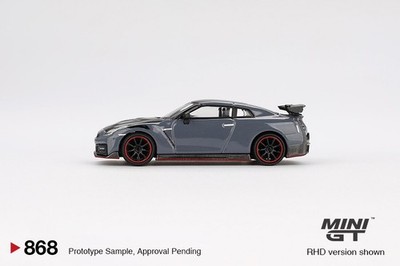 Mini GT 1:64 Nissan GT-R Nismo 2024 NISMO Stealth Gray #868 | eBay