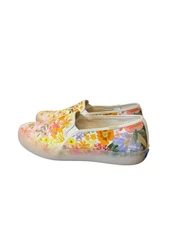 KEDS x Rifle Paper Co. Double Decker Marguerite Slip On Sneakers Sz 8 Floral