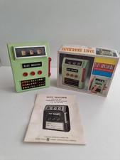 Vintage 1970's Toy Slot Machine by Waco Radio Shack - Boxed and fully working
