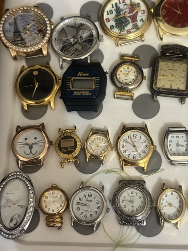 Lot Of 35 Mens&Womans Watches Untested Parts Repair Lbs Pounds - Imagen 8 de 17