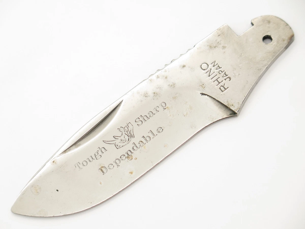 Rhino Knife In Collectible Vintage Factory Manufactured Folding 