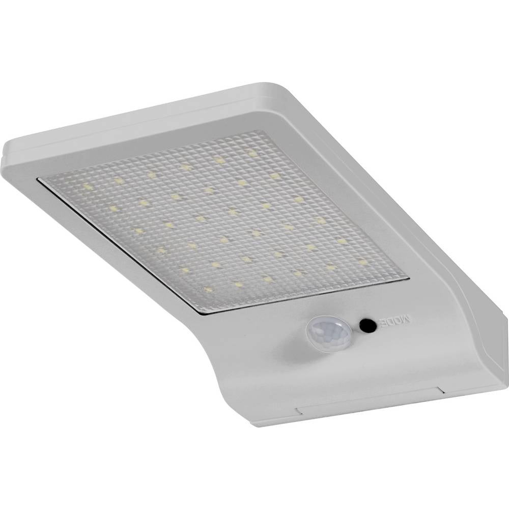 Applique LED detecteur de mouvement solaire argent OSRAM 4000K autonome