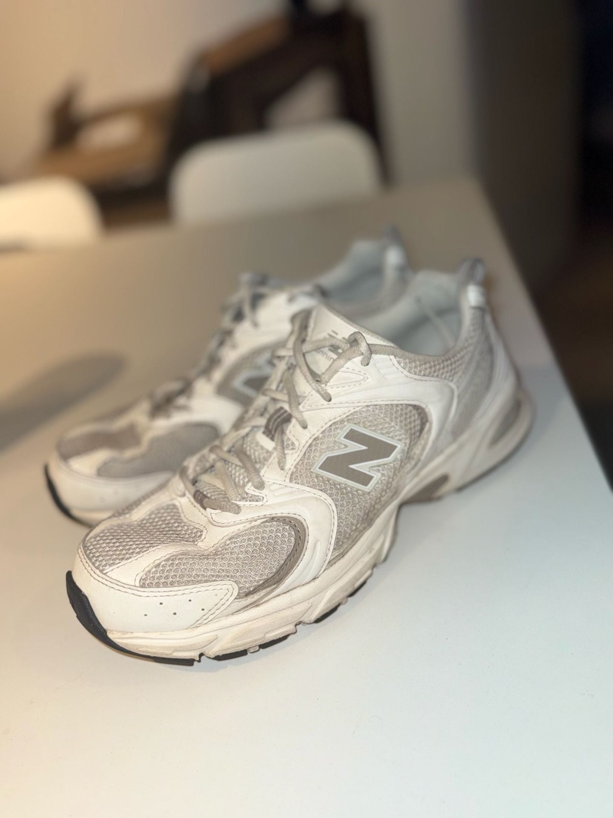 New Balance 530 Unisex Sneakers Casual Lifestyle Shoes Mesh White Brown U530CSB image 8