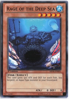 Yugioh - Rage of the Deep Sea ABYR-EN091 1st Edition - Abyss Rising