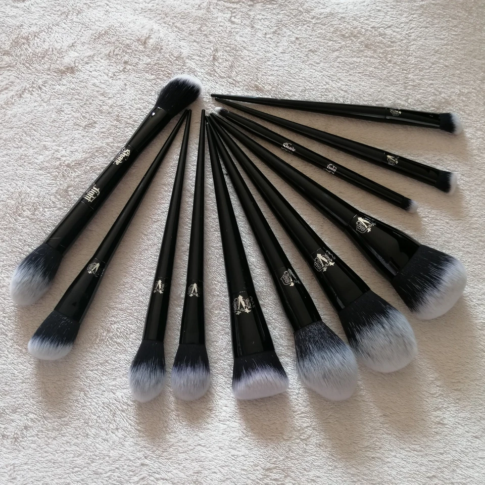 Cepillos de belleza veganos Kat Von D KVD polvo/rubor/contorno/cepillo bronceador NUEVO Foto 3 de 4