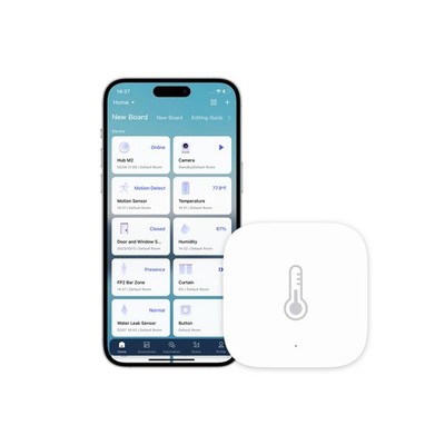 Aqara Zigbee Temperature and Humidity Sensor, Wireless T sensor, White