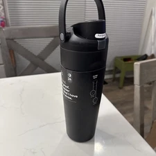 Owala FreeSip Sway 30oz Stainless Steel Water Bottle - Black Very Very Dark