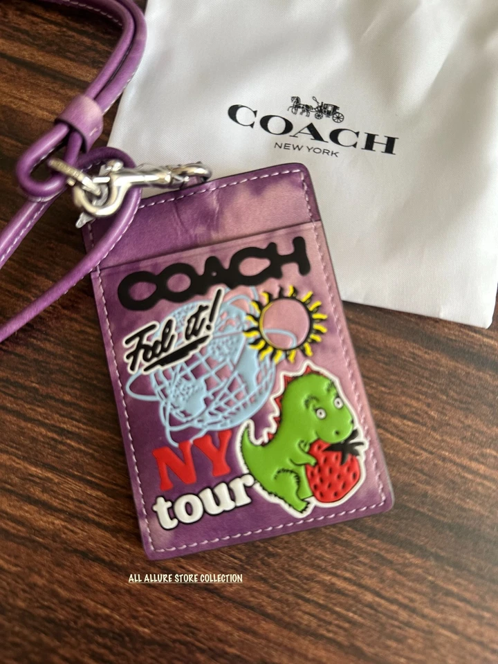 Cordón Coach ID con estampado tie dye BN Foto 3 de 4