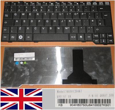 CLAVIER QWERTY UK SONY SVE14, V134046AK1 149021411GB, S12609000001 Noir