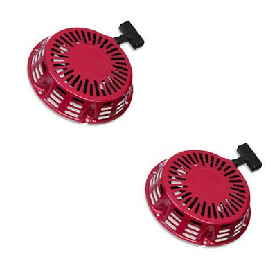 #ad #ad 2 Pack Pull Start Red Recoil Covers Honda GX340 amp; GX390 11HP amp; 13HP SET PAIR NEW $36.95