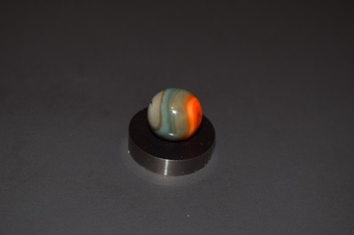 Vintage 🔶Amber Multi-Color🔶JABO Classic Run Toy Marble Size .625"=5/8" MINT⭐ - Picture 6 of 7