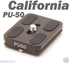 PU-50 Quick Release Plate Sirui MefotoTripod Ballhead Arca Swiss PU50 1/4