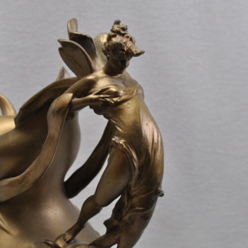 Heavy Art Nouveau Metallkrug, Anton R. Nelson 1880-1910, Gift Jar, Bronzed - Picture 4 of 6