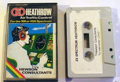 Sinclair Zx Spectrum 48K Jeu - Heathrow Air Traffic Contrôle - Hewson - Testé