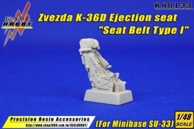 KASL Hobby 1/48 Zvezda K-36D Seat Belt Type I for Minibase SU-33