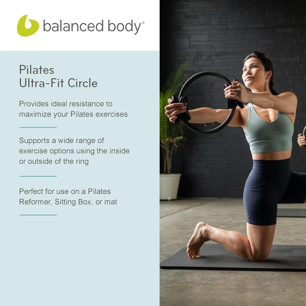 ヨガ・ピラティス Balanced Body Pilates Ultra-Fit Circle Pilates Rings - Balanced Body Ultra Fit Circle - Pilates Circle
