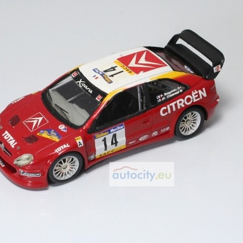 Voiture Citroën Xsara WRC Solido au 1/18 Rally Bugalski