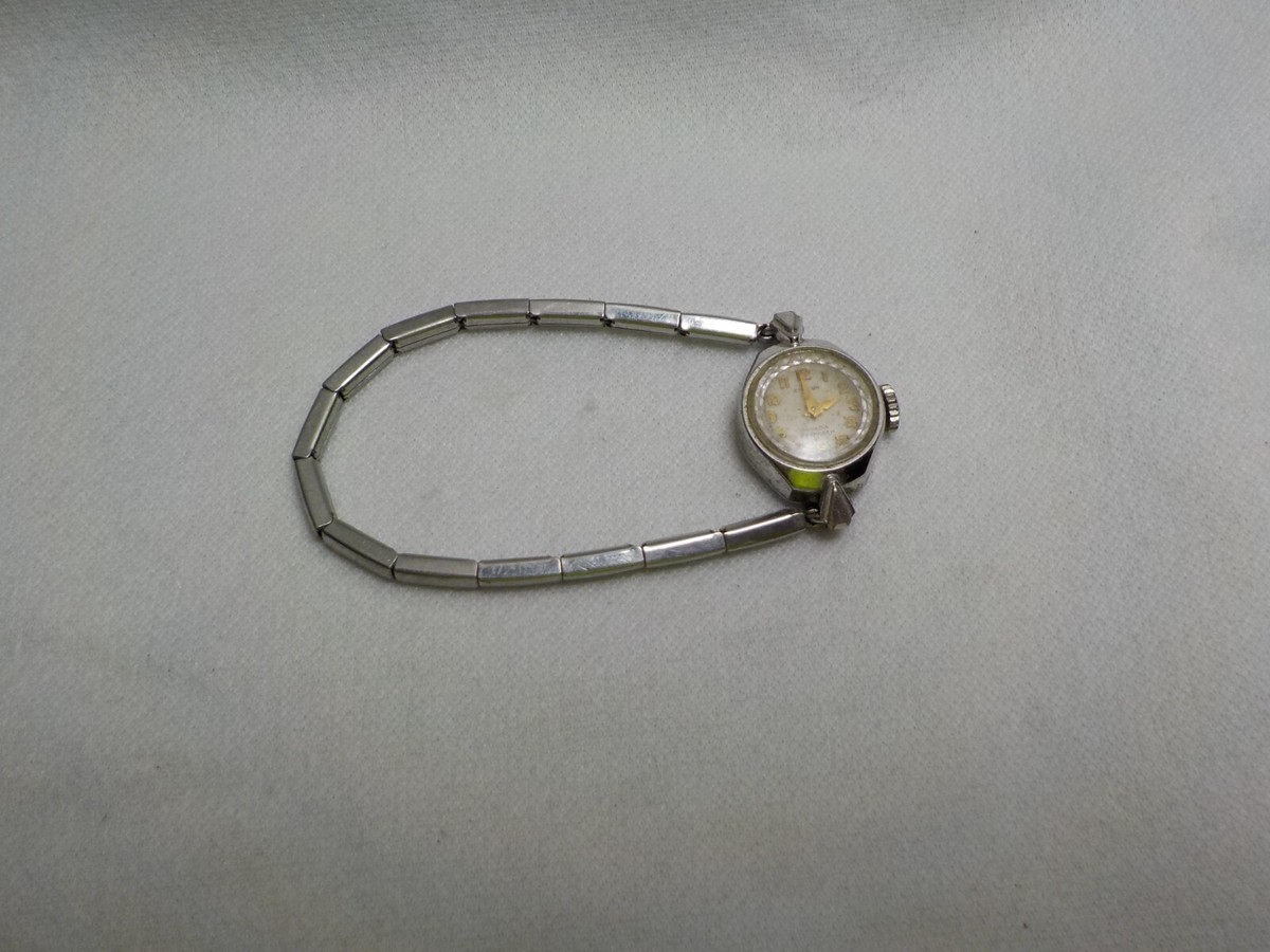 Rare Vintage Croton Incabloc Nivada Grenchen women\'s watch 1920s or 30s Vintage Croton Nivada Grenchen N14 C2511 Sportsman Black  main image 2