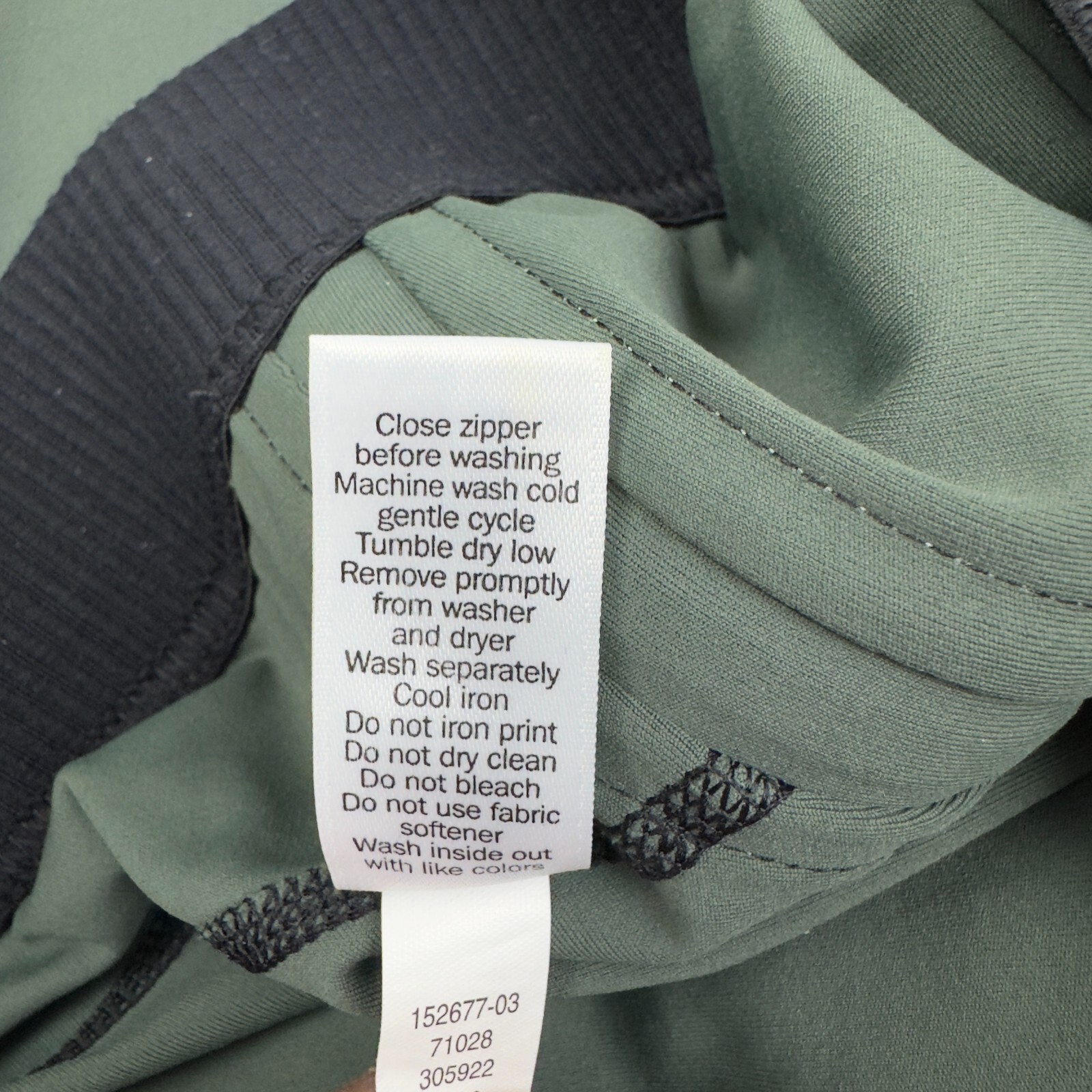 Athleta X Derek Lam 10C Parallel Green Zipper Leggings Women's Size Medium