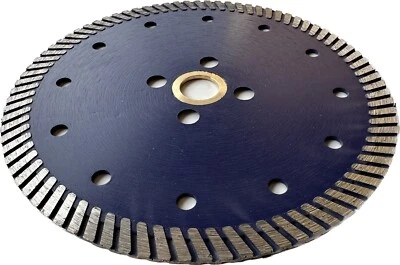 SM DIAMOND TOOLS 6 Inch Turbo Segment Diamond Saw Blade For Fast Cutting Granite, Marble, Stones