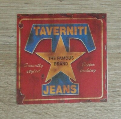 Alter Aufkleber | Sticker TAVERNITI JEANS - The famous brand
