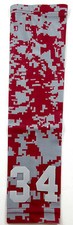 PICK YOUR NUMBER Teens Football Baseball Sports Arm Sleeve CAMO MAROON GRAY GREY