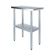 30" X 15" Stainless Steel Kitchen Work Table | Commercial Restaurant Food Prep