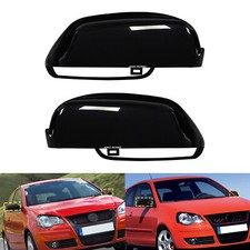 2x Spiegelkappen Gehäuse Schwarz Glänzend Für Skoda Octavia II 1Z3 1Z5 2004-2008