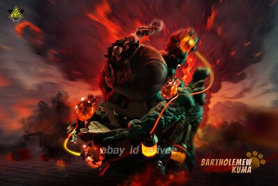 Super Bomb Studio - One Piece Bartholomew Kuma Max 1/4 Statue | eBay