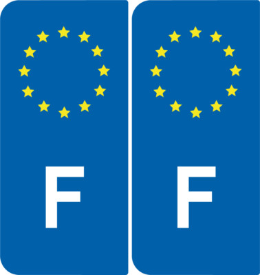 FRANCE CARTE F 12cmX12cm AUTOCOLLANT/STICKER AUTO FA124B FRANCE CARTE F 12cmX12cm AUTOCOLLANT/STICKER AUTO FA124B