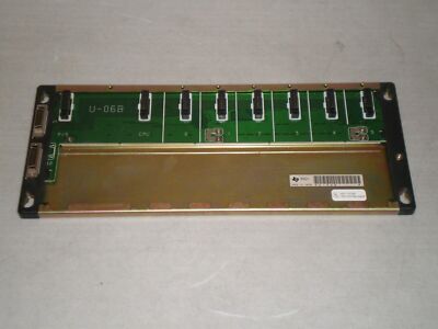 TI Texas Instruments U-06B PLC Base Unit U06B Backplane Rack Free ...