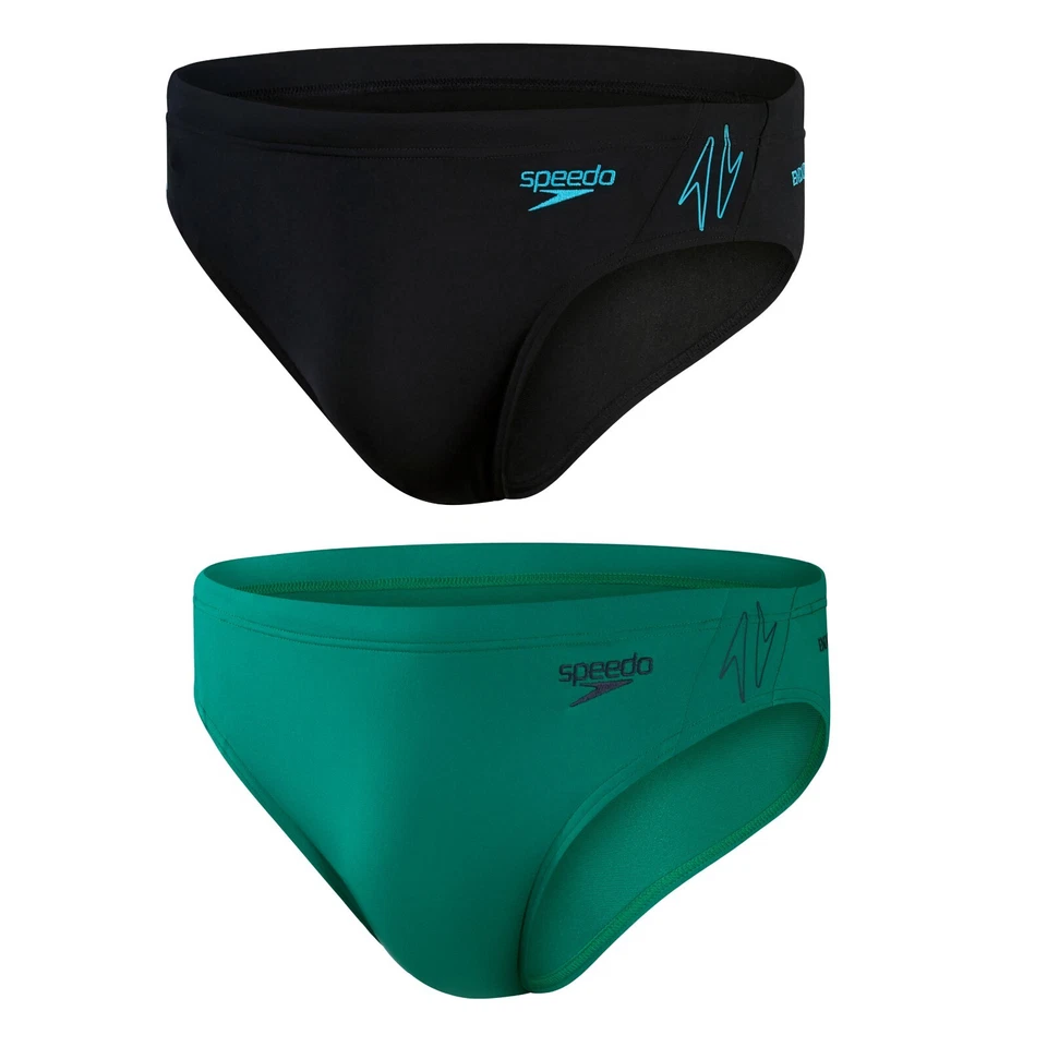 Speedo Badehose für Herren hyper boom splice 7cm brief Badeslip chlorbeständig