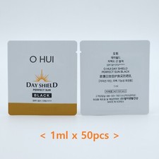 O Hui Day Shield Perfect Sun Black 1ml x 50pcs SPF 50 PA   Sun Cream K-Beauty