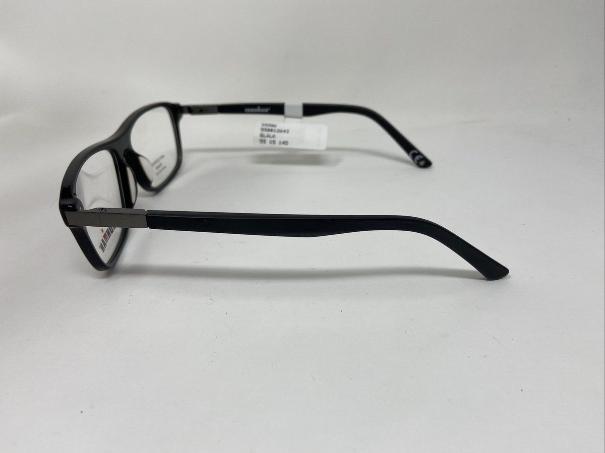 IRON MAN EYEWEAR IM306 BLACK 55/15/145 FLEX HINGE EYEGLASSES HP29