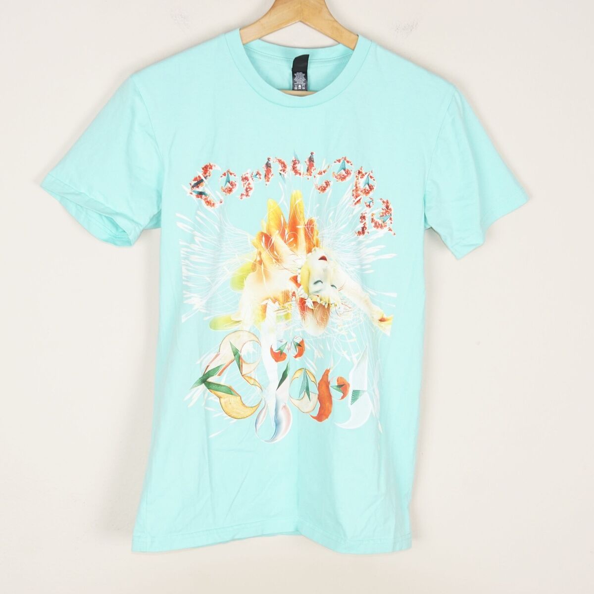 Bjork Cornucopia Japan Tour 2023 Tシャツ AS Colour Bjork Cornucopia Concert Aqua Green Blue Cotton T