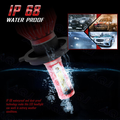 Par De Faros 4x6 Semi-sellados H4 + Bombillas LED Blancas HL04LF – Para Coche, Camión O Bus