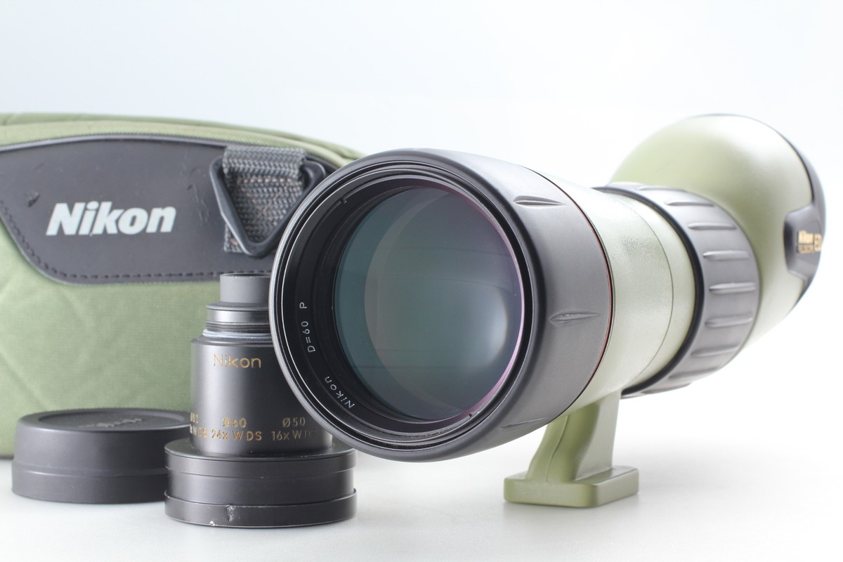 Near MINT w/Case] Nikon Fieldscope ED III D=60 + 24x WDS
