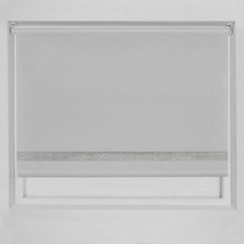 BLACKOUT ROLLER BLIND TRIMABLE DIAMANTE DES STRAIGHT EDGE BLINDS BEDROOM KITCHEN