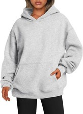 EFAN Womens Hoodies Oversized Sweatshirts Pullover Fleece Sweaters Long Sleeve W