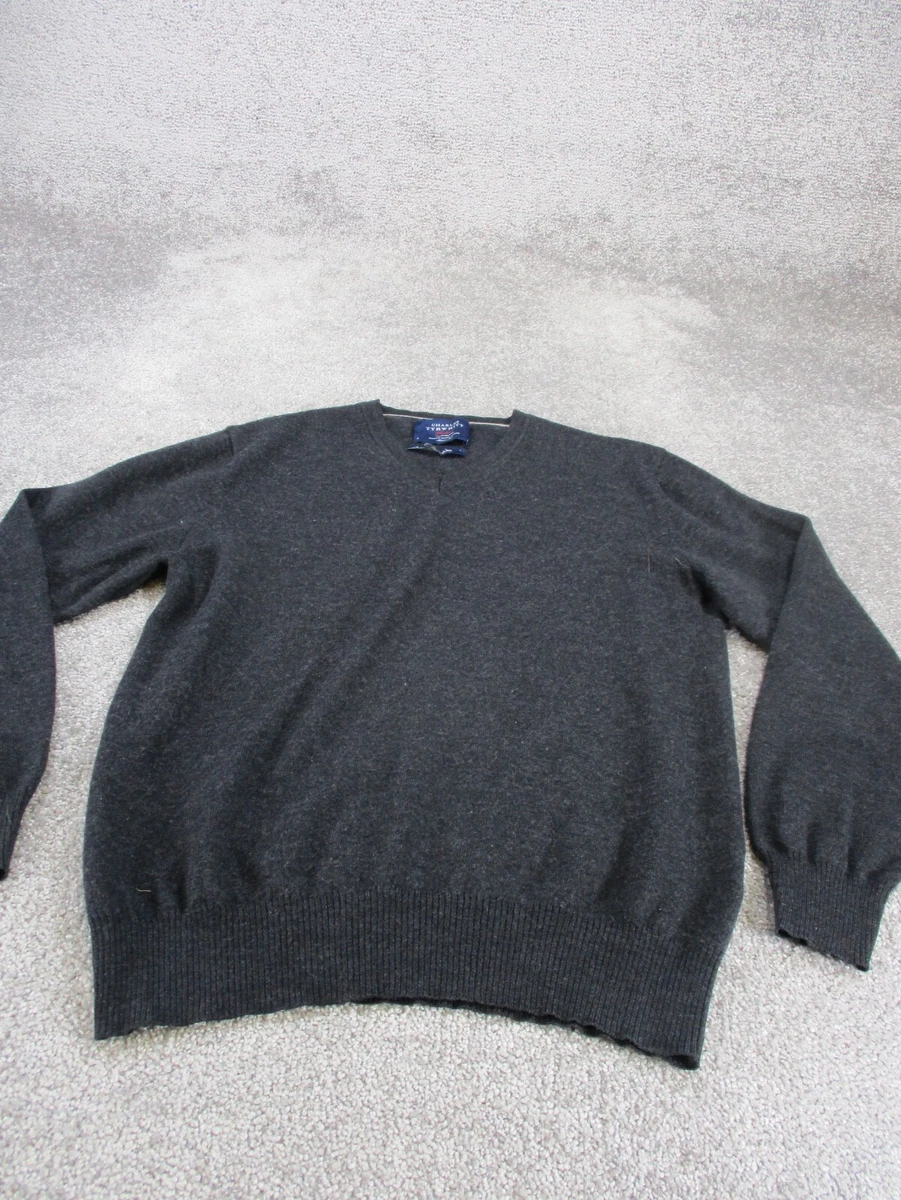 Charles Tyrwhitt Sweater Mens Large Weekend Pullover V Neck
