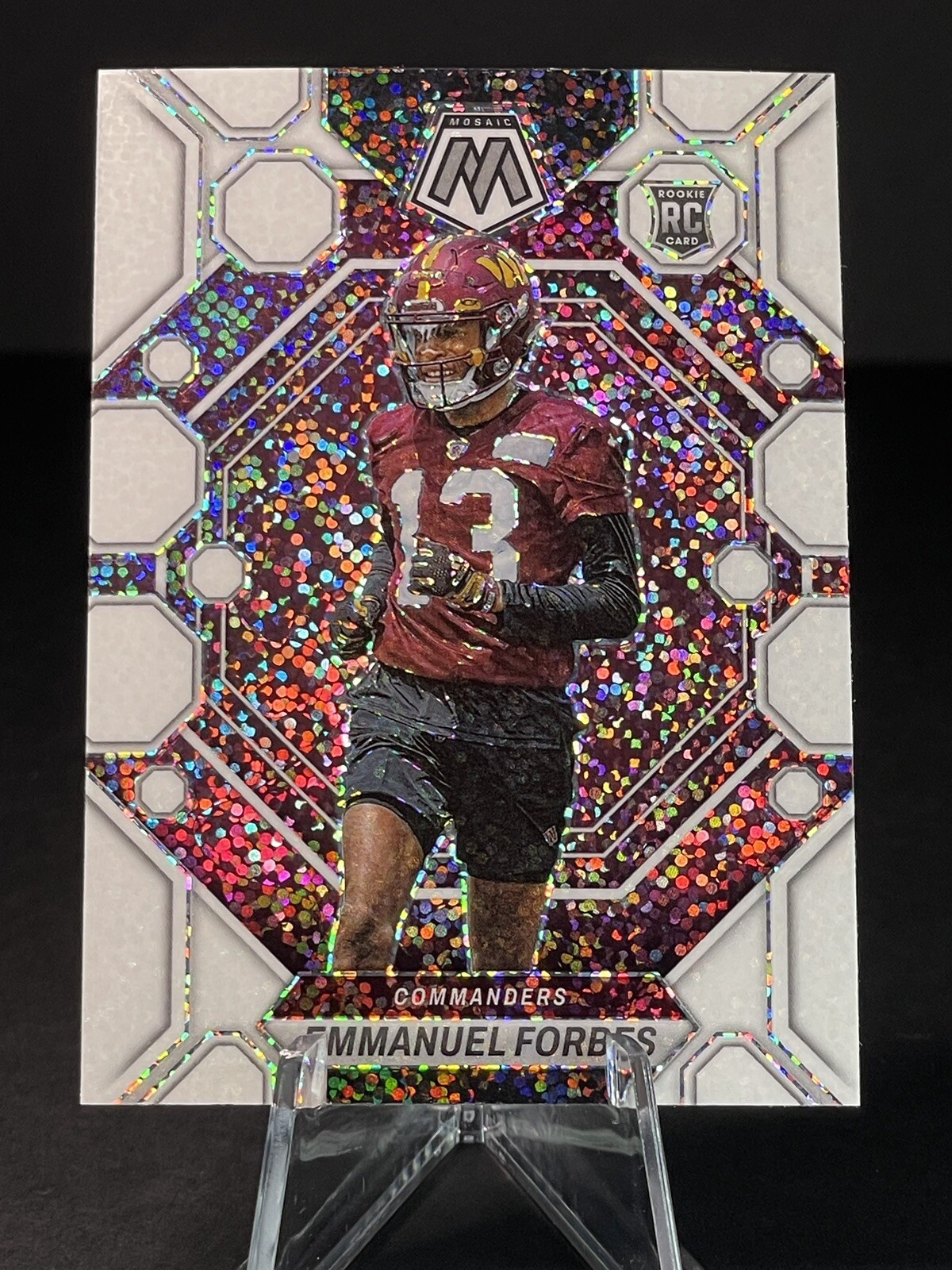 2023 Panini Mosaic Emmanuel Forbes Rookie RC #319 White Sparkle Prizm SSP 🔥🔥🔥