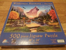 Wilderness Harmony 500 pc jigsaw puzzle. SunsOut brand. 18" x 24" EXCELLENT
