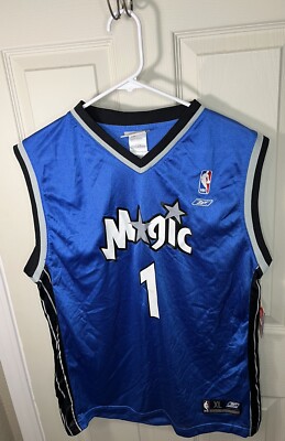 Reebok Tracy McGrady White Orlando Magic Replica Jersey Size XL