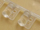 Dental Orthodontic Elastomeric Elastics Rotation Wedges Wage, Clear transparent